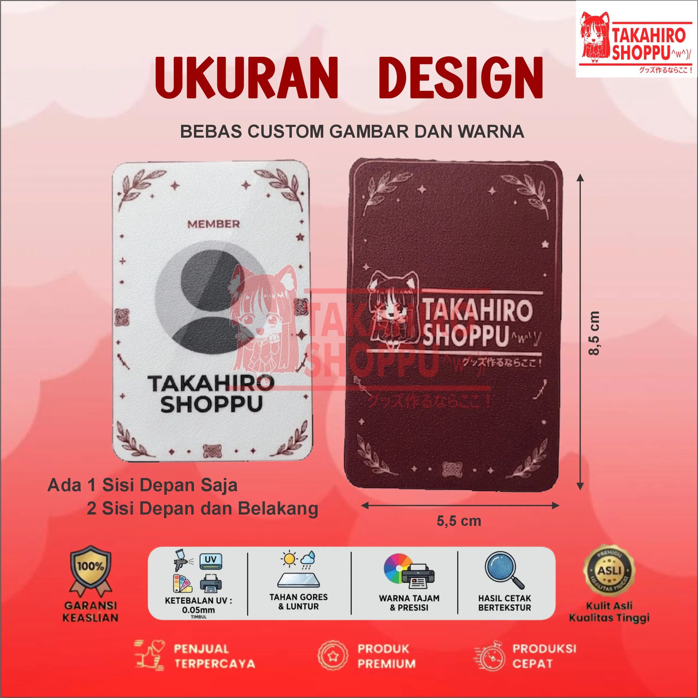 CETAK ID CARD PVC UV CUSTOM PRINTING